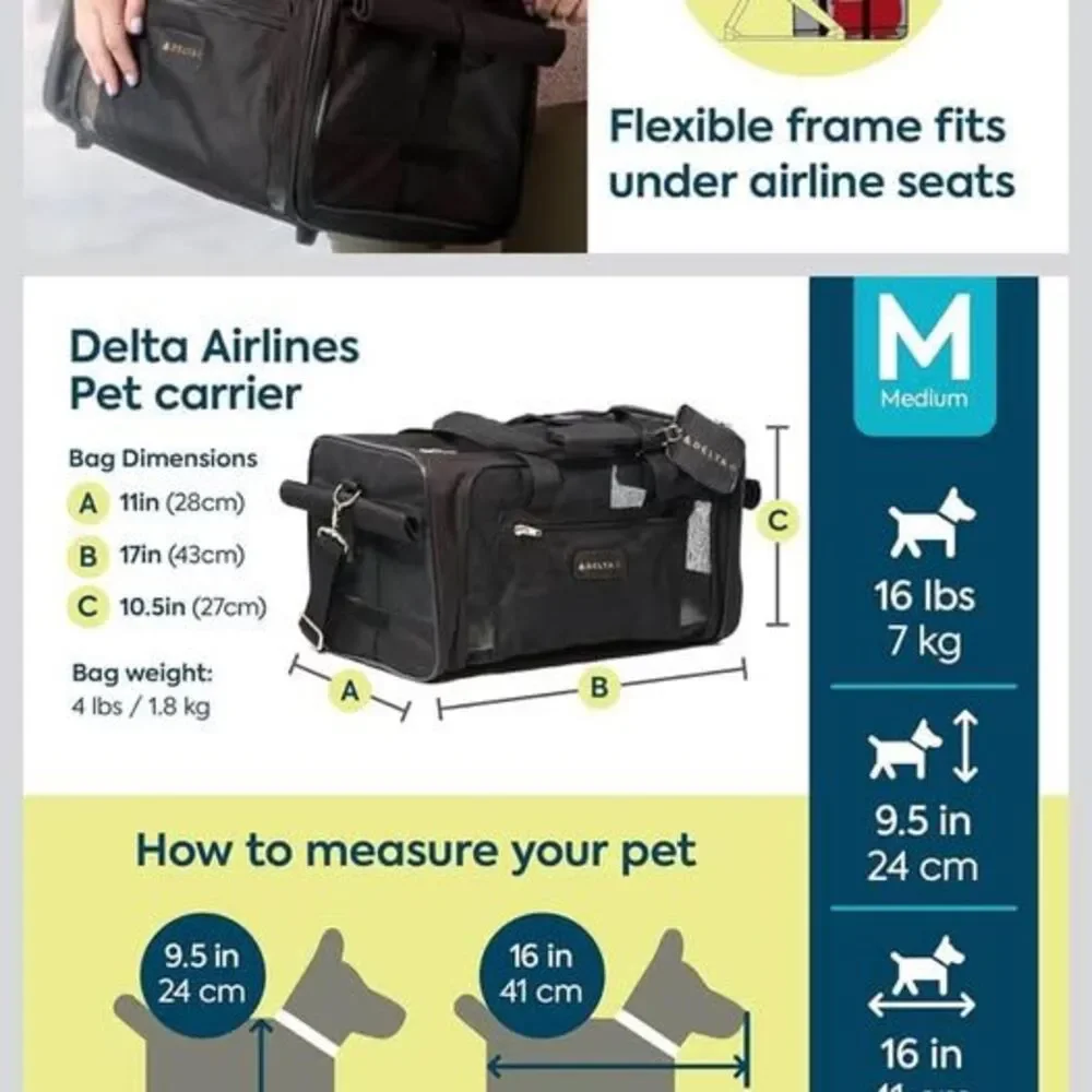 Airlines Travel Pet Carrier, Airline Approved & Guaranteed On Board